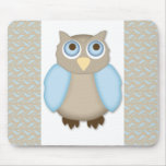 The Cute 'N Wise Old Owl mousepads