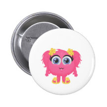 The cutest little monster! buttons