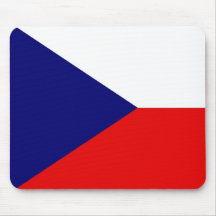The Czech Republic Flag Mousepads