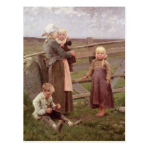 The Dalby Gate, Skane, 1884 postcards