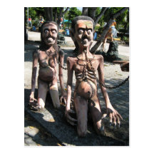 The Damned ... Ghosts in Buddhist Hell Post Cards