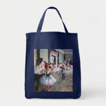 The Dance Class by Edgar Degas, Vintage Ballet Canvas Bag