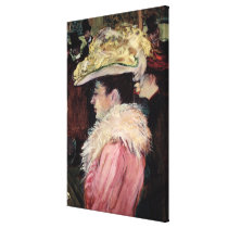 The Dance of the Moulin Rouge: detail of an elegan canvas prints