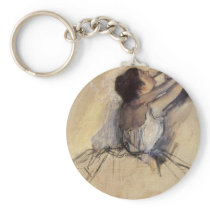The Dancer by Edgar Degas Key Chain