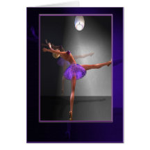 the dancer (with Celtic blessing) Greeting Card
