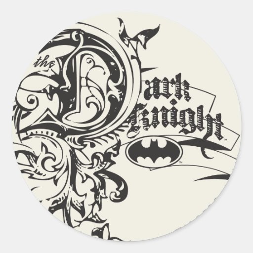 The Dark Knight Ornate Stickers