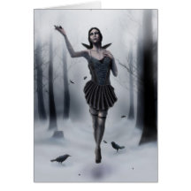 The Dark Muse Greeting Card