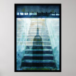 the dark sub to the hight lights - blues posters