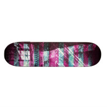 the darkside : san francisco's victorian houses custom skate board