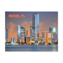 The dawning of Miami Post Card