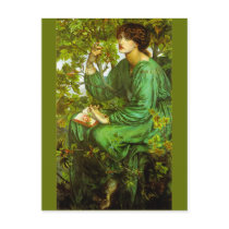 The Day Dream by Dante Gabriel Rossetti Postcards