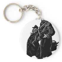 The Day of the Dead Painting circa 1955. Keychain