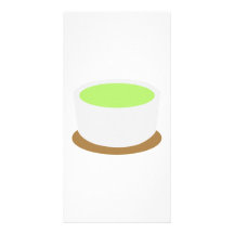 Thé de Matcha Cartes De Vœux Avec Photo
