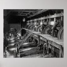 The DEADWOOD TERRA GOLD ORE STAMP MILL c. 1888 Posters