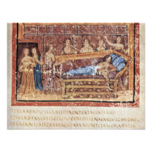 The Death Of Dido By Meister Des Vergilius Vatican Custom Invitation