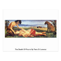 The Death Of Procris By Piero Di Lorenzo Postcards