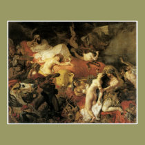 The Death of Sardanapalus, 1827 posters