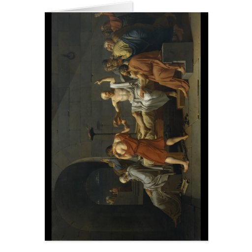 The Death of Socrates Card