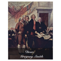 The Declaration Of Independence Detail By Trumbull Flyers