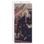 The Declaration Of Independence Detail By Trumbull Full Color Rack Card