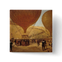 The Departure of Leon Michel Gambetta Pinback Buttons