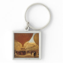 The Departure of Leon Michel Gambetta Keychain