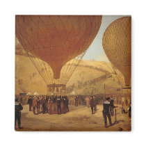 The Departure of Leon Michel Gambetta Refrigerator Magnet