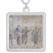 The Departure of Leon Michel Gambetta Personalized Necklace