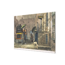 The Departure, plate from 'Poetical Sketches of Sc canvas prints