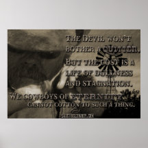 The Devil Don't Bother Quitters Posters