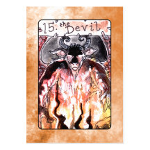 The Devil Tarot Card Business Card