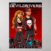 The Devildrivers Biker Gang Print