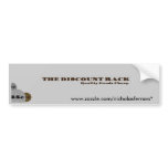 THE DI$COUNT RACK bumper stickers