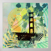The digital jungle Bridge Poster