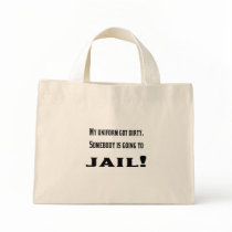The dirty uniform bags