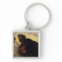 The Disciples Peter and John Running Keychain