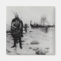 The Discovery of America by Leif Eriksson Refrigerator Magnet