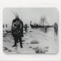 The Discovery of America by Leif Eriksson Mousepad