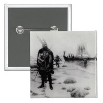 The Discovery of America by Leif Eriksson buttons