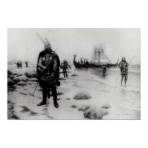 The Discovery of America by Leif Eriksson posters