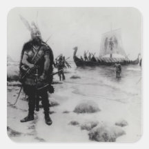 The Discovery of America by Leif Eriksson Stickers