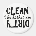 The Dishes Are . . . Clean or Dirty? Magnets