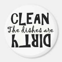 The Dishes Are . . . Clean or Dirty? Magnets