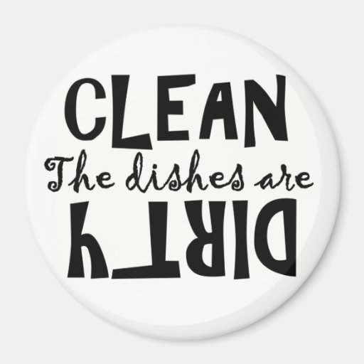 The Dishes Are . . . Clean or Dirty? Magnets