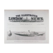 The Displacement Sinking and Rising Submarine Post Cards