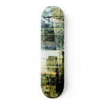 the diving cubism of nyc custom skate board