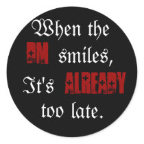 The DM S. Sticker