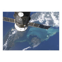 The docked Progress 22 spacecraft