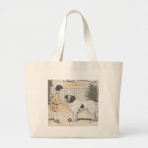 The Dog Has The Ball Tote Bags