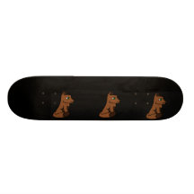 The dog skate board deck